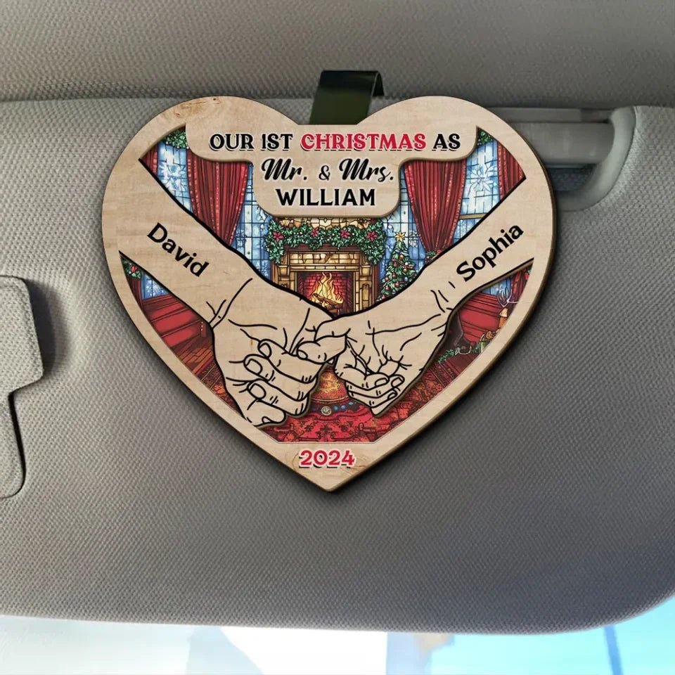First Year - Personalized Custom Car Visor Clip 751852 - DiyGiftly