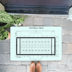 Football Field Doormat, American Football, Field Diagram, Football Coach Gift, Player Gifts 740789 - D - DiyGiftly