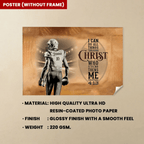 Football I Can Do All Things Through Christ - Personalized Canvas 736947 - 737084 - DiyGiftly