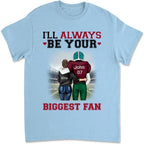 Football I'll Always Be Your Biggest Fan - Personalized T-Shirt, Gift For Football Player, Football Shirt - TS300AN - 738719 - DiyGiftly
