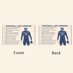 Football Life Lesson - Personalized Football Wallet Card 736940 - Q - DiyGiftly