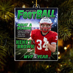 Football Lover Acrylic Photo Magazine Ornament – Personalized Photo Christmas & Birthday Gift 1074339 - DiyGiftly
