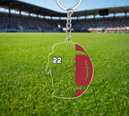 Football Lover - Personalized Football Transparent Ornament 737877 - DiyGiftly