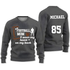 Football Mom - Personalized Football Ugly Sweater 742569 - 743122 - DiyGiftly