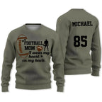 Football Mom - Personalized Football Ugly Sweater 742569 - 743122 - DiyGiftly