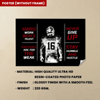 Football Player Personalized Canvas Poster, Football Lover Gift, Football Inspiration Canvas, Football Player Custom Name and Number Canvas 738853 - 739301 - DiyGiftly