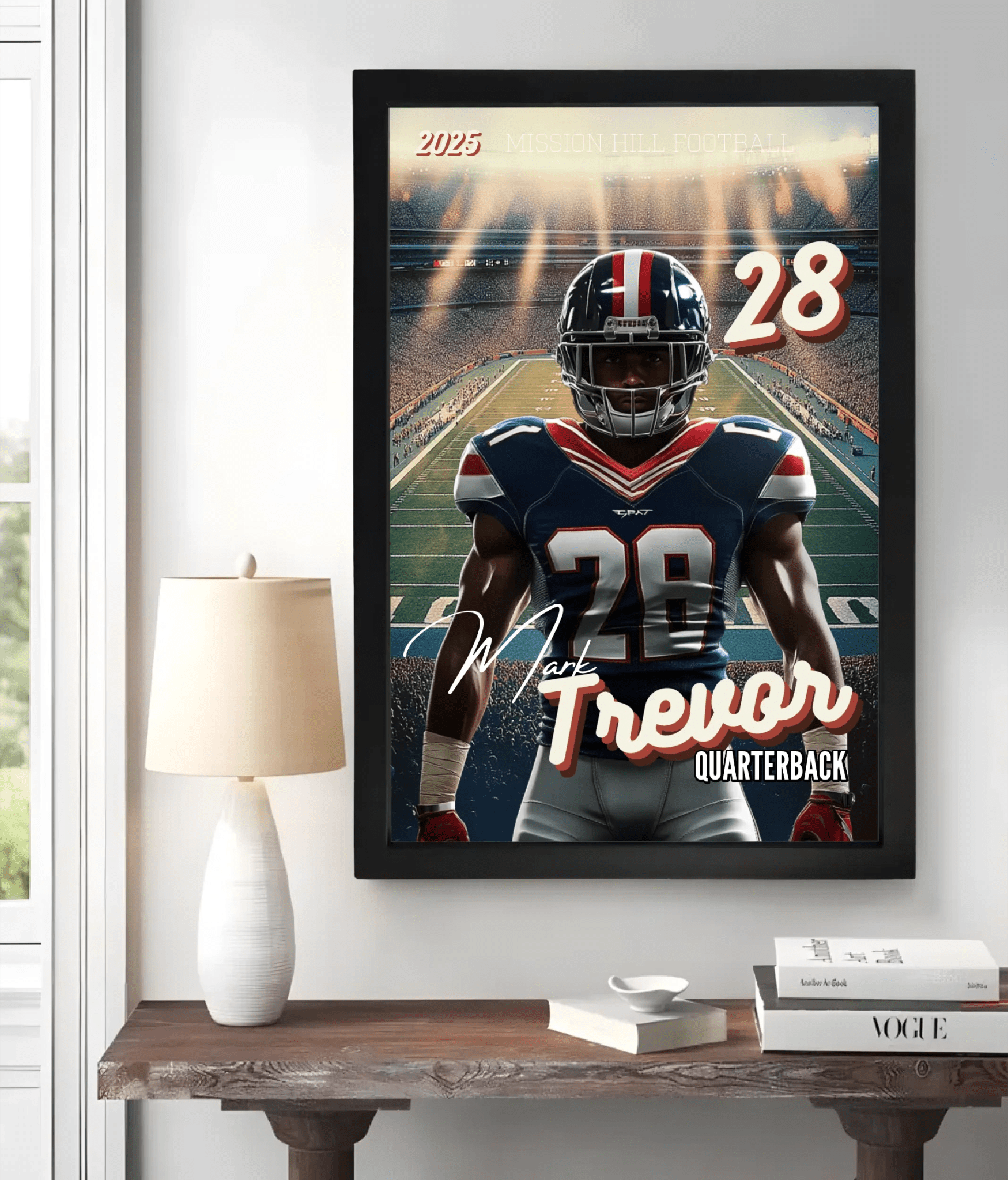 Football Poster Canva Template Backdrop | Background For Senior Sports Poster, Senior Banners, Custom Football Card 737110 - 737115 - DiyGiftly
