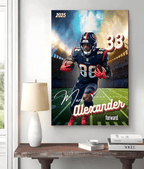 Football Poster Canva Template Backdrop | Background For Senior Sports Poster, Senior Banners, Custom Football Card 737110 - 737115 - DiyGiftly