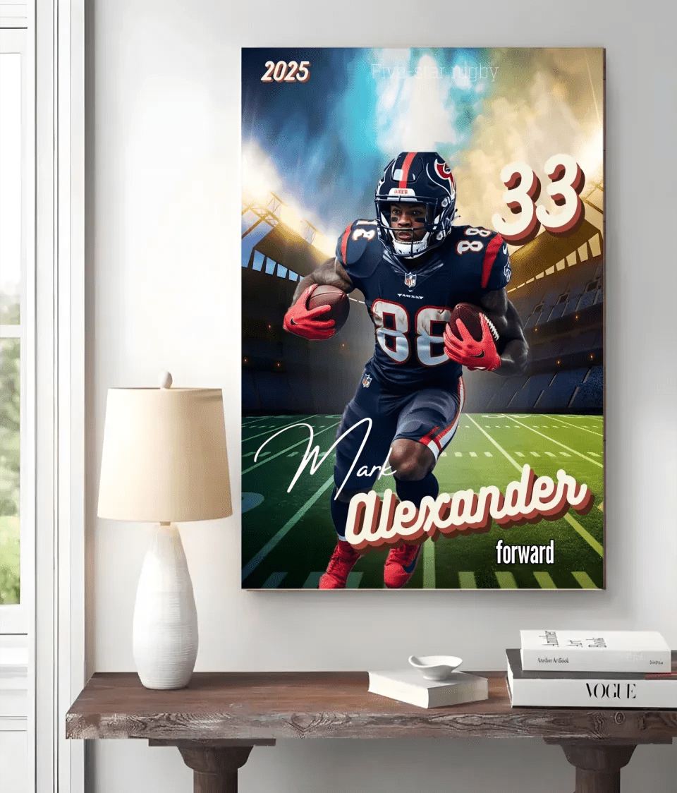 Football Poster Canva Template Backdrop | Background For Senior Sports Poster, Senior Banners, Custom Football Card 737110 - 737115 - DiyGiftly