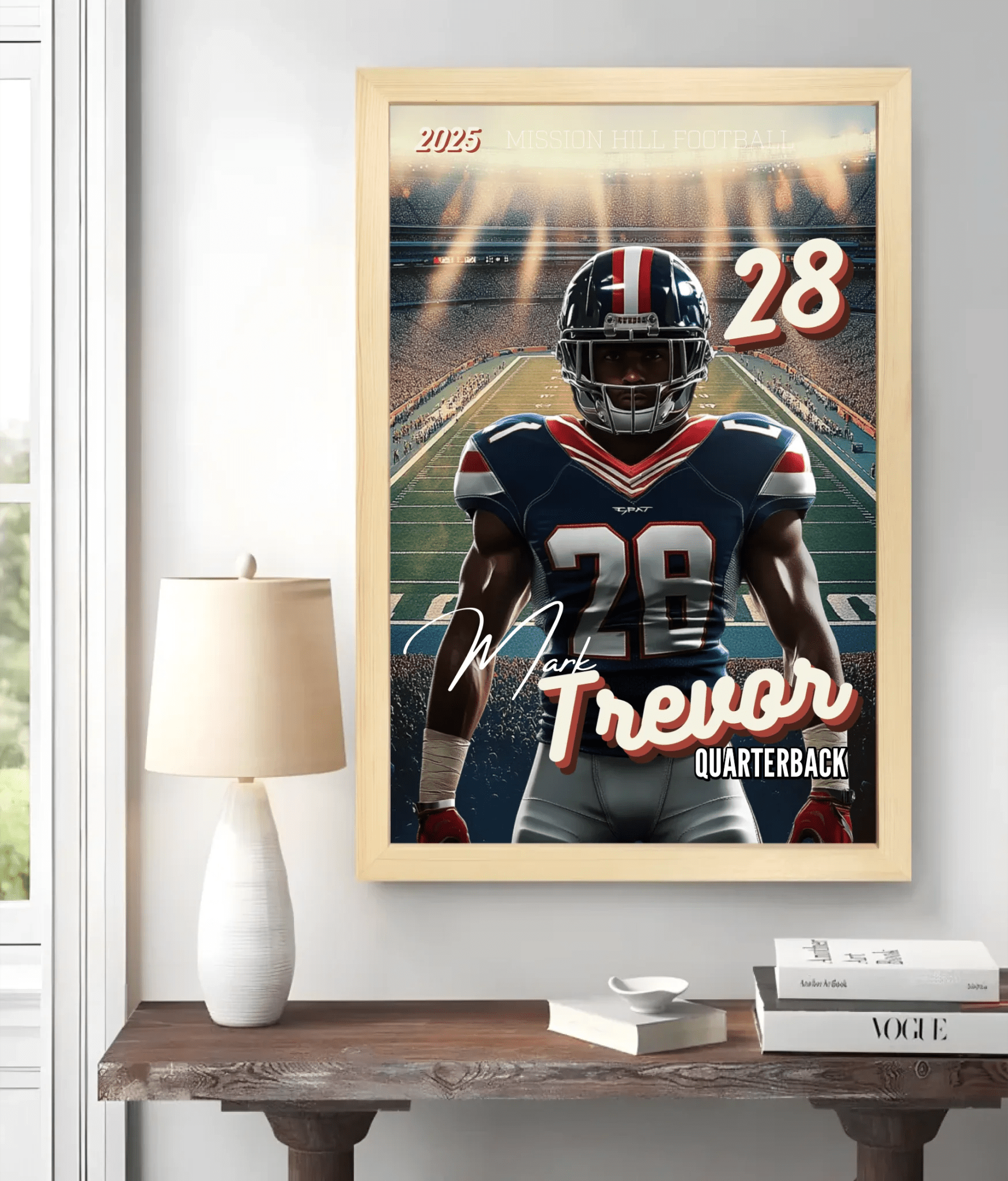 Football Poster Canva Template Backdrop | Background For Senior Sports Poster, Senior Banners, Custom Football Card 737110 - 737115 - DiyGiftly