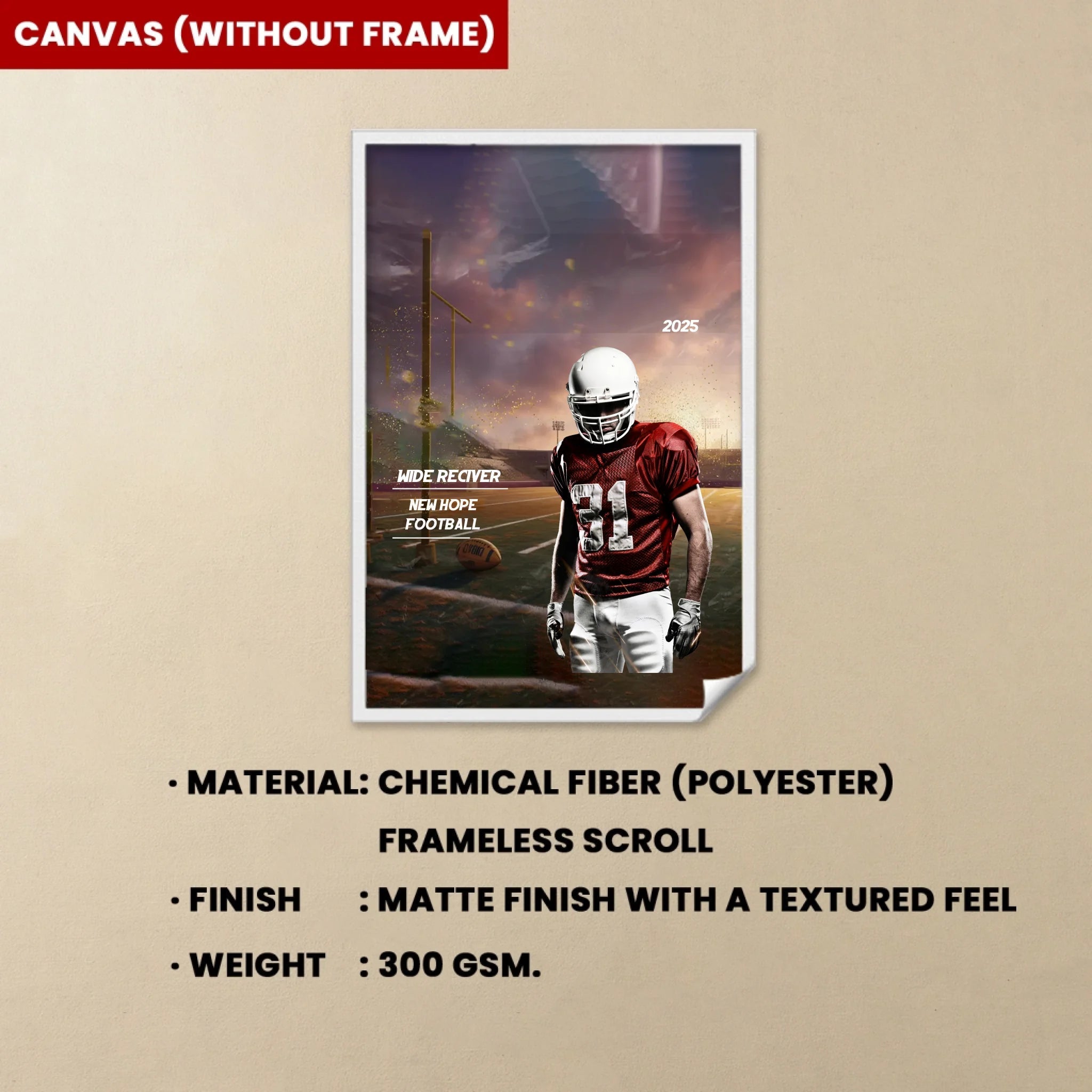 Football Poster Canvas For Senior Sports Poster 752182 - 752259 copy - DiyGiftly