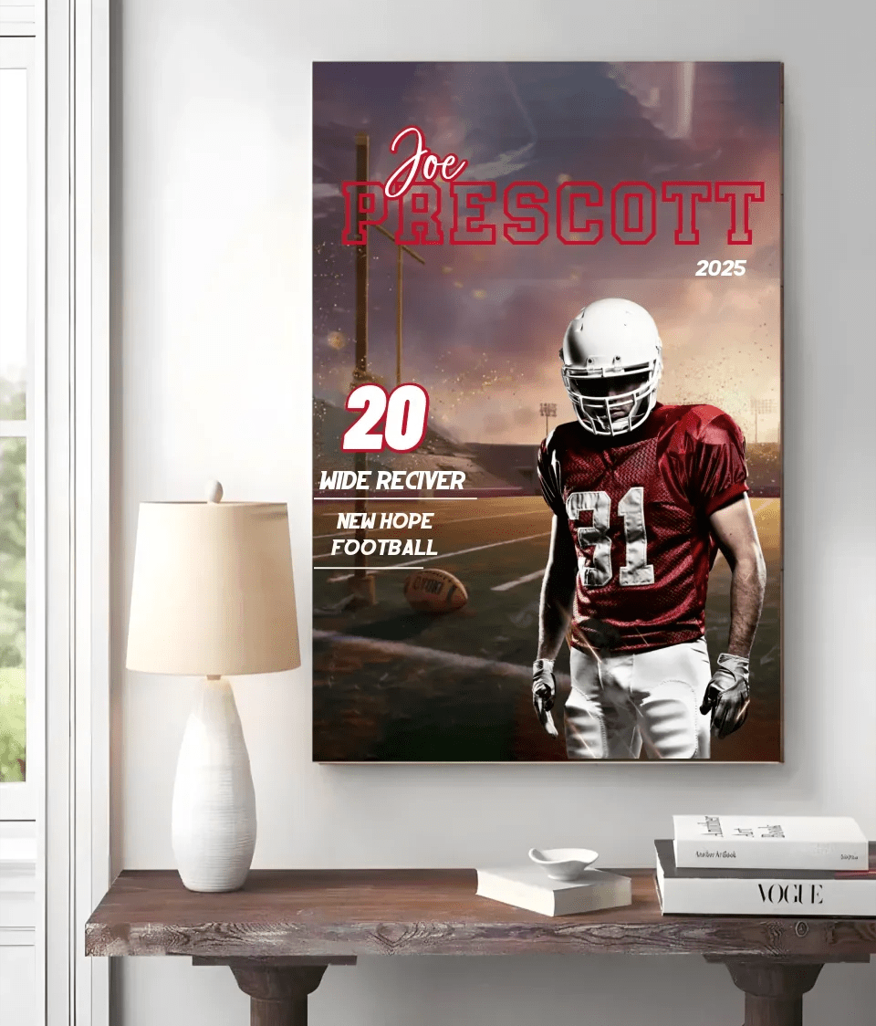 Football Poster Canvas For Senior Sports Poster 752182 - 752259 copy - DiyGiftly