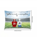 Football Team Personalized Pillow, Gift For Family 714453 - B - DiyGiftly
