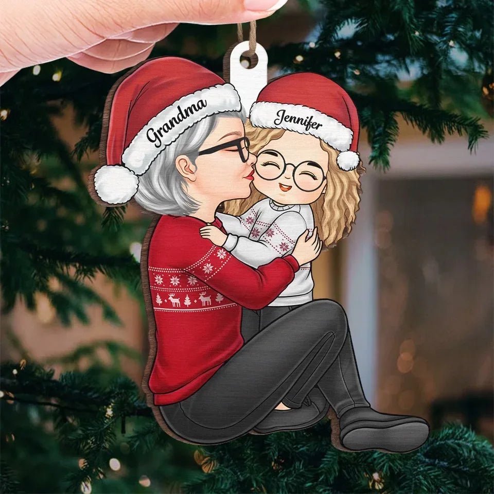 For It Is in Giving That We Receive personalized wood ornament christmas memory keepsake