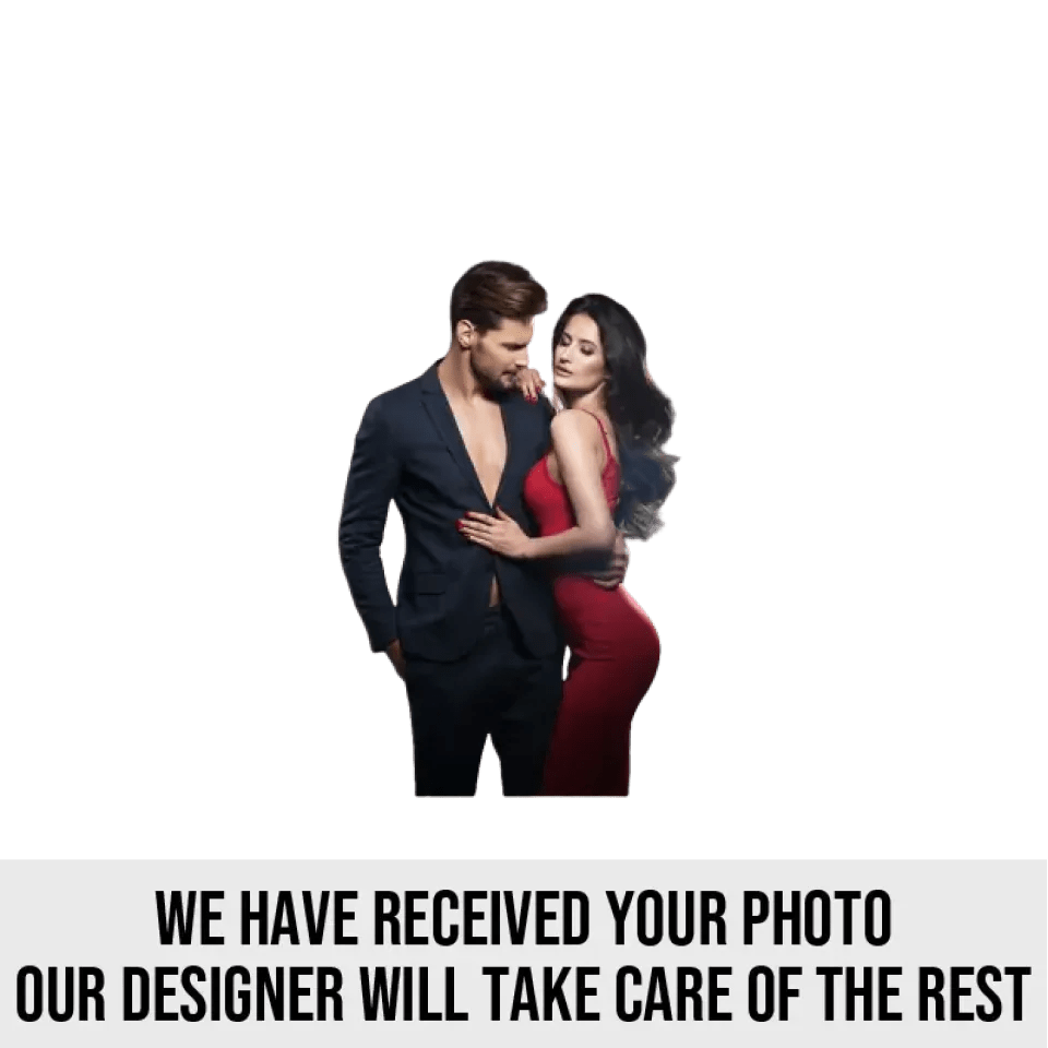For Lover Custom Photo Pugs And Kisses On This Christmas - For Lover Personalized Custom Ornament - Acrylic Custom Shaped - Christmas Gift For Couple 683458 - DiyGiftly