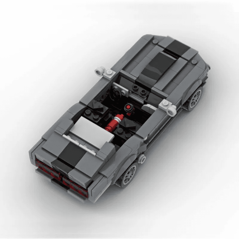 Ford Mustang Shelby GT500 Creative Vehicle Racing Car Building Blocks Construction Toy Brick Figures Gift for Car Lover - DiyGiftly