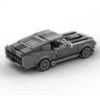 Ford Mustang Shelby GT500 Creative Vehicle Racing Car Building Blocks Construction Toy Brick Figures Gift for Car Lover - DiyGiftly