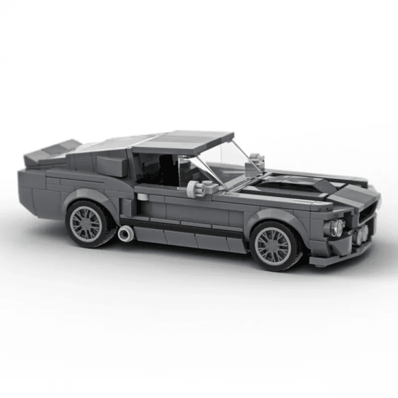 Ford Mustang Shelby GT500 Creative Vehicle Racing Car Building Blocks Construction Toy Brick Figures Gift for Car Lover - DiyGiftly