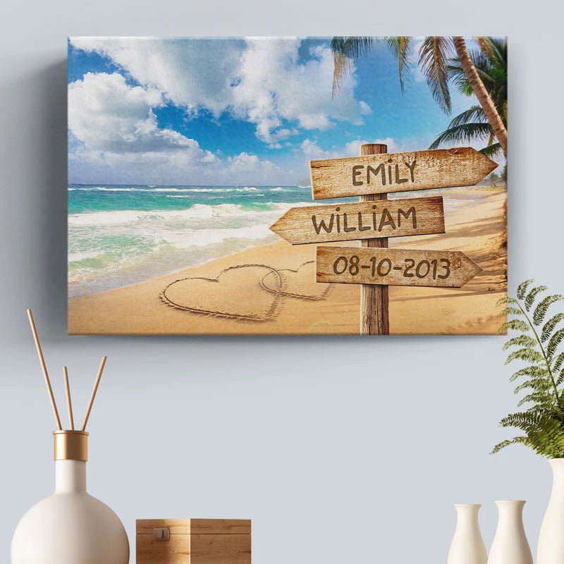 Forever And Always - Couple Personalized Custom Horizontal Canvas - Gift For Husband Wife, Anniversary 057856 - DiyGiftly