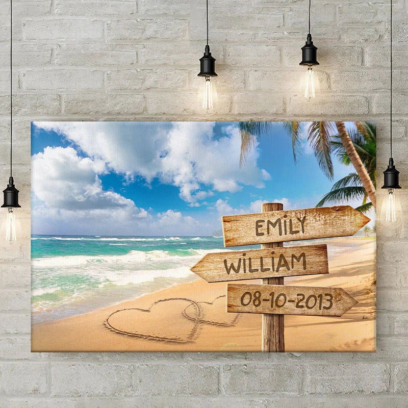 Forever And Always - Couple Personalized Custom Horizontal Canvas - Gift For Husband Wife, Anniversary 057856 - DiyGiftly