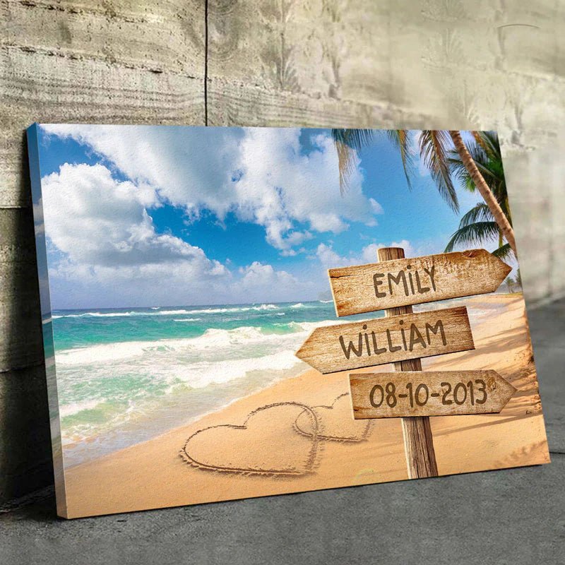 Forever And Always - Couple Personalized Custom Horizontal Canvas - Gift For Husband Wife, Anniversary 057856 - DiyGiftly