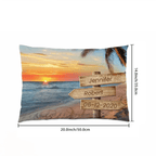 Forever And Always - Couple Personalized Custom Horizontal Pillow - Gift For Husband Wife, Anniversary 714538 - B - DiyGiftly