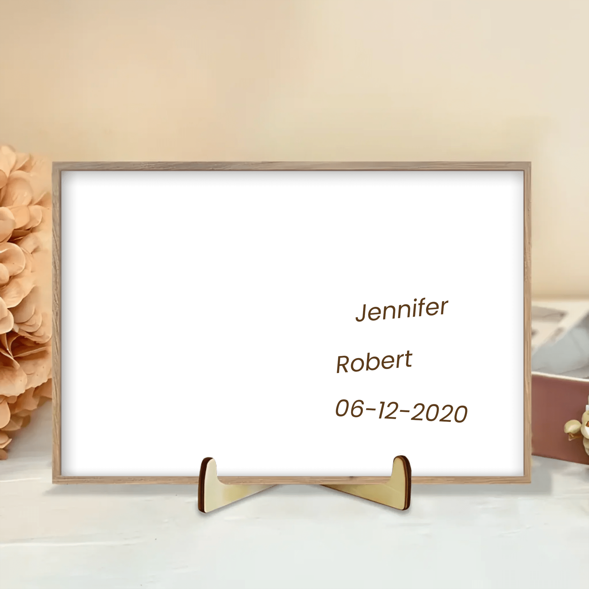 Forever And Always - Couple Personalized Custom Wooden Plaque - Gift For Husband Wife, Anniversary 709964 - DiyGiftly