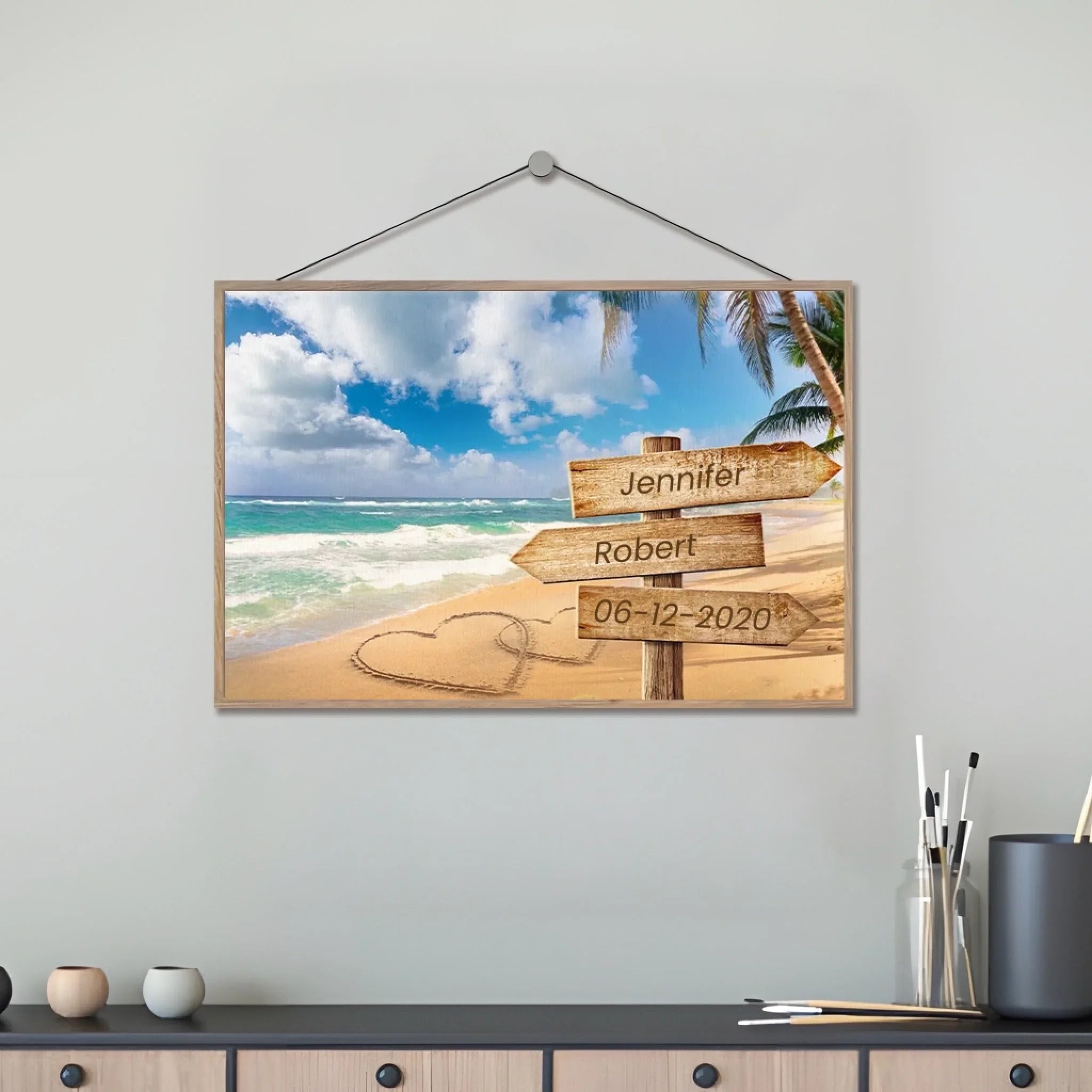 Forever And Always - Couple Personalized Custom Wooden Plaque - Gift For Husband Wife, Anniversary 709964 - DiyGiftly