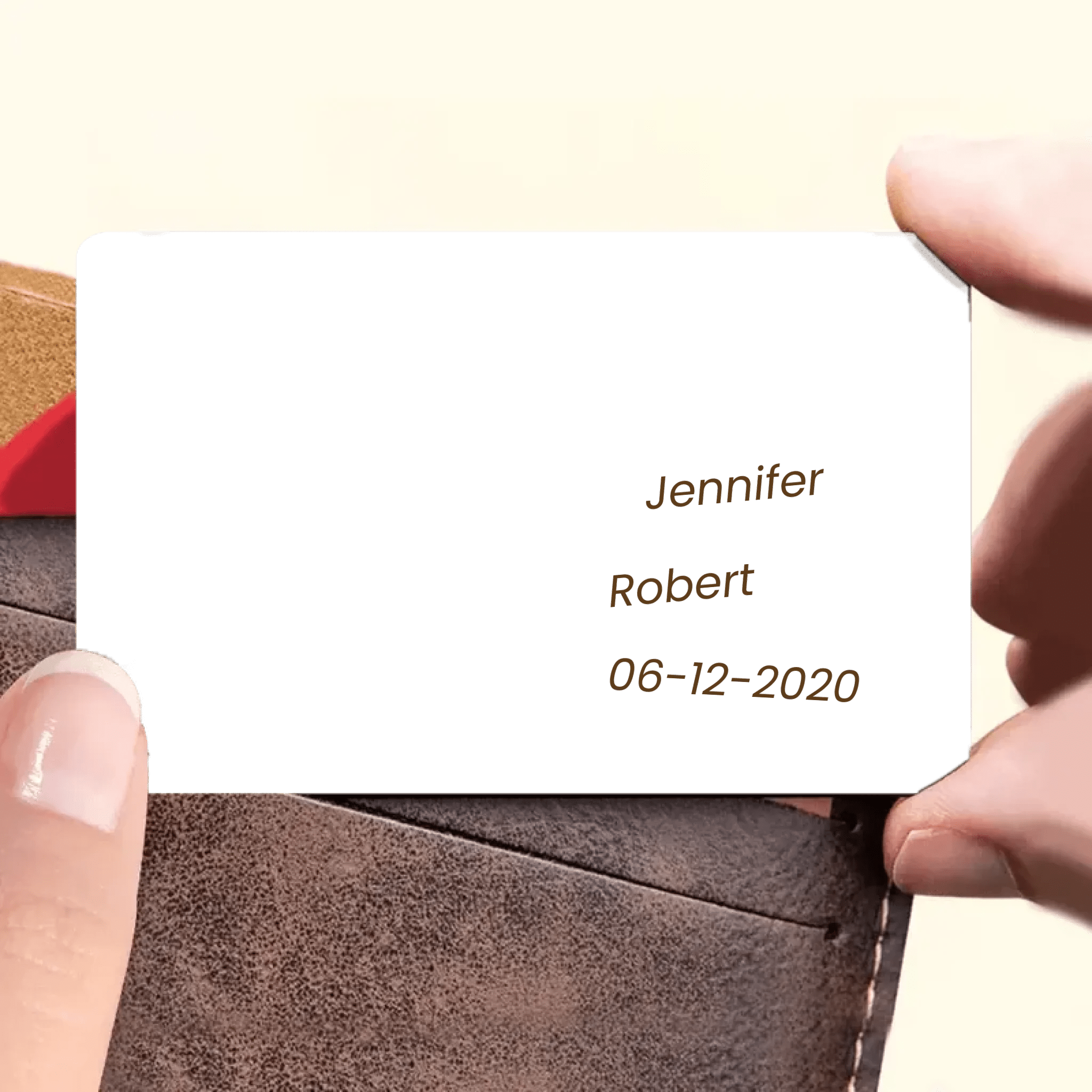 Forever And Always - Couple Personalized Wallet Card - Gift For Husband Wife, Anniversary 709964 - DiyGiftly