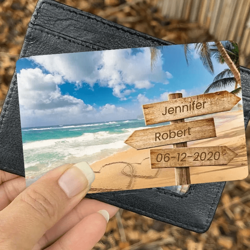 Forever And Always - Couple Personalized Wallet Card - Gift For Husband Wife, Anniversary 709964 - DiyGiftly