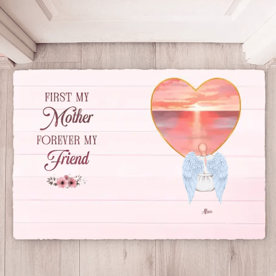 Forever Bonded - 'Always Liked Together' Personalized floor mat for Mom - Perfect Mother's Day Gift 704482 - D - DiyGiftly