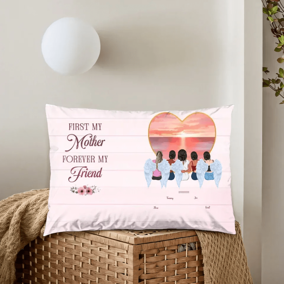 Forever Bonded - 'Always Liked Together' Personalized pillow for Mom - Perfect Mother's Day Gift 704482 - B - DiyGiftly