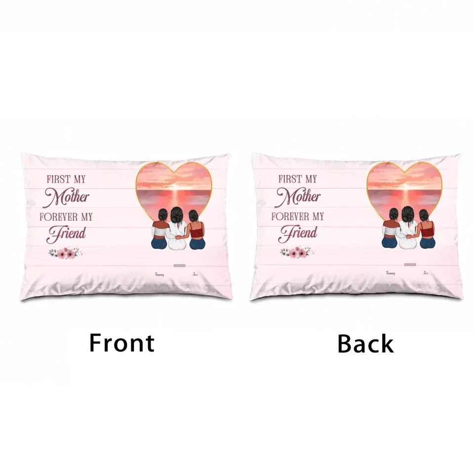 Forever Bonded - 'Always Liked Together' Personalized pillow for Mom - Perfect Mother's Day Gift 704482 - B - DiyGiftly