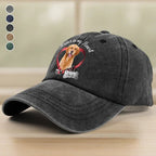 Forever In My Heart Memorial Hat – Custom Photo Washed Denim Baseball Cap, Personalized Remembrance Dad Cap Gift 91556096 - DiyGiftly