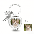 sympathy keychain for loss of cat