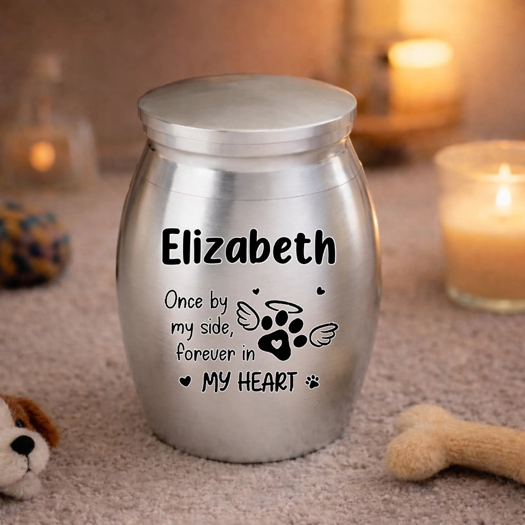 personalized engraving loss of dog gift urn ashes keepsake main view