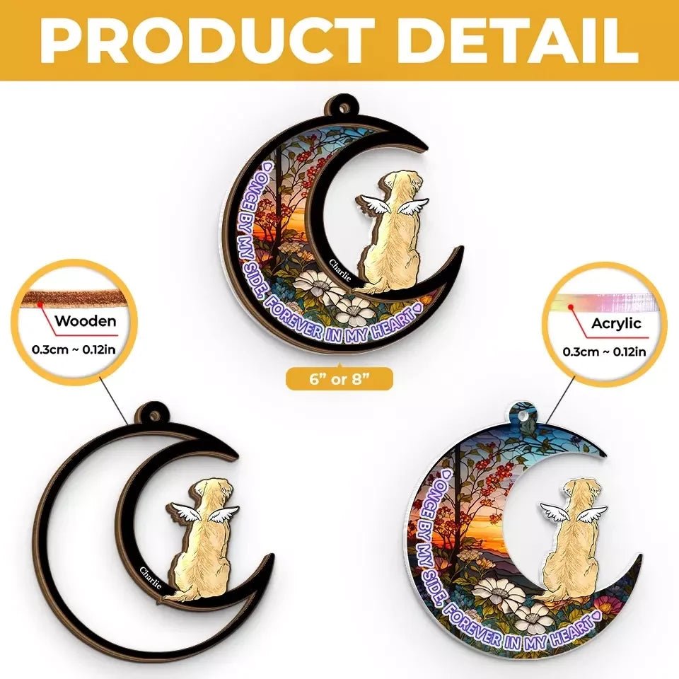 Forever Loyal, Forever Loved - Memorial Personalized Window Hanging Suncatcher - Sympathy Gift For Pet Owners, Pet Lovers 665788 - DiyGiftly