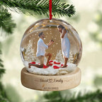 gifts for wife Forever Starts Here Acrylic Ornament Gifts for Wife - Personalized Engagement Photo Keepsake, Wedding Memory D