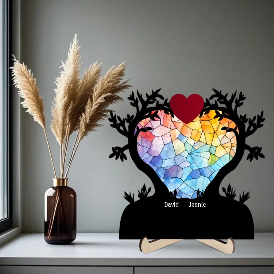 Forever To Go - Personalized Custom 2 - Layer Wood Plaque With Flat Base 750631 - DiyGiftly