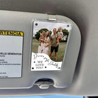 fathers day surprise custom gift for dad inspired by free photo custom car visor clip for dad