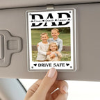FREE PHOTO Personalized Car Visor Clip for Dad and Papa, Photo Car Visor Clip for Father's Day, New Dad Gifts, New Grandpa Gifts, Car Charm 89790720 - DiyGiftly