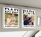 FREE PHOTO Personalized Car Visor Clip for Dad and Papa, Photo Car Visor Clip for Father's Day, New Dad Gifts, New Grandpa Gifts, Car Charm 89790720 - DiyGiftly
