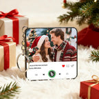 FridgeBeats Custom Photo and Text Music Keychain Music Box Bag Charm That Plays Music Without Cell Phone Best Gifts for Her - DiyGiftly