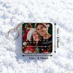 FridgeBeats Custom Photo Calendar Music Keychain Music Box Bag Charm That Plays Music Without Cell Phone Best Gifts for Her - DiyGiftly