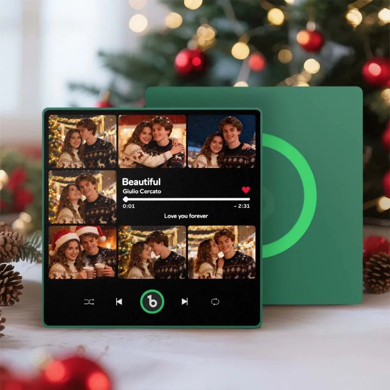 FridgeBeats Framed 4.0 Custom 7 Photos Music Fridge Magnet FridgeBeats Pro Supports Bluetooth Connectivity Christmas Gifts - DiyGiftly