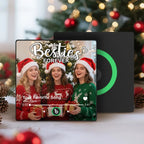 FridgeBeats Framed 4.0 Custom Besties Forever Song Magnet Personalized Music Fridge Magnet Heartfelt Christmas Gift For Best Friends - DiyGiftly