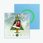 FridgeBeats Framed 4.0 Custom Music And Photo Fridge Magnet Christmas Tree Fridge Magnet for Christmas Gifts - DiyGiftly
