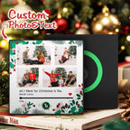 FridgeBeats Framed 4.0 Custom Music Fridge Magnet Personalized Multi Photo Fridge Magnet for Christmas Gift - DiyGiftly