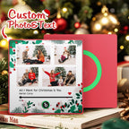 FridgeBeats Framed 4.0 Custom Music Fridge Magnet Personalized Multi Photo Fridge Magnet for Christmas Gift - DiyGiftly