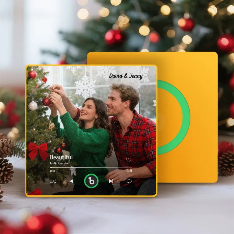 FridgeBeats Framed 4.0 Custom Music Fridge Magnet with Colorful Frame Album Fridge Magnet Wall Sticker Christmas Gifts - DiyGiftly